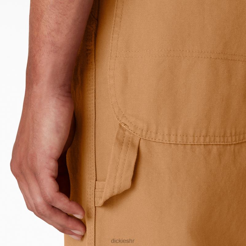 klasični kombinezon s prtljažnikom muškarci Dickies isprana smeđa patka (rbd) 6BPL61216 odjeća