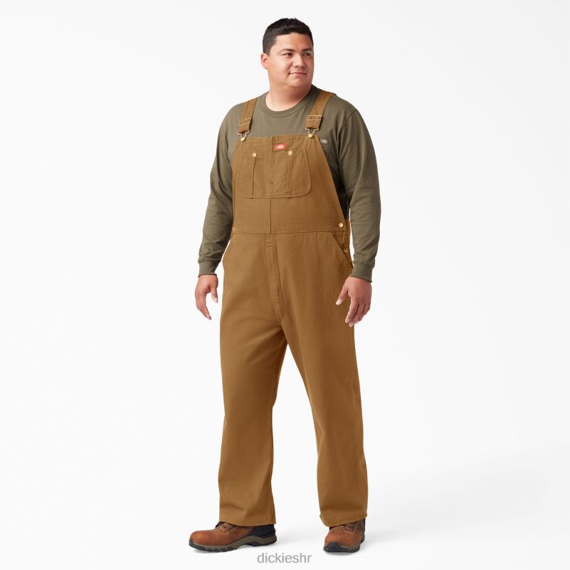 klasični kombinezon s prtljažnikom muškarci Dickies isprana smeđa patka (rbd) 6BPL61216 odjeća