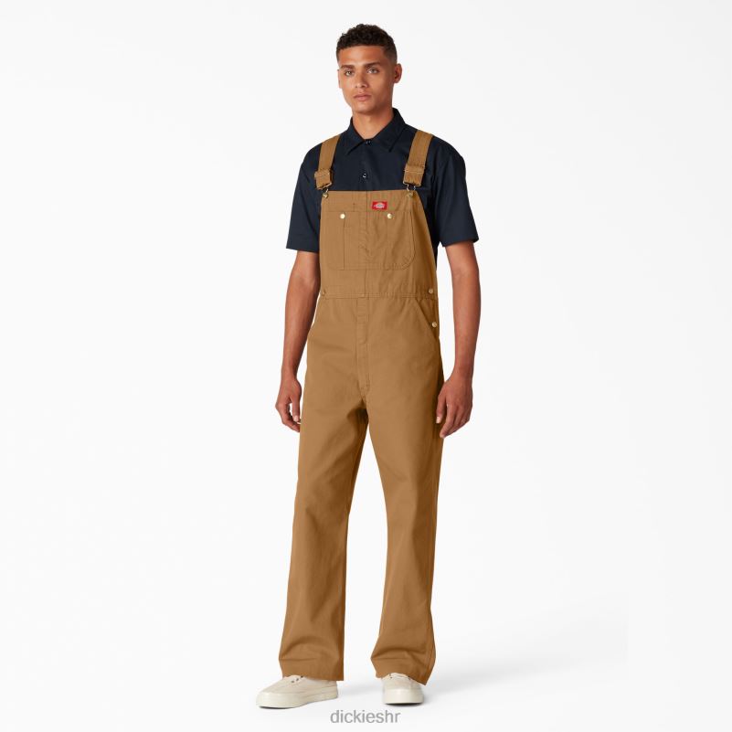 klasični kombinezon s prtljažnikom muškarci Dickies isprana smeđa patka (rbd) 6BPL61216 odjeća