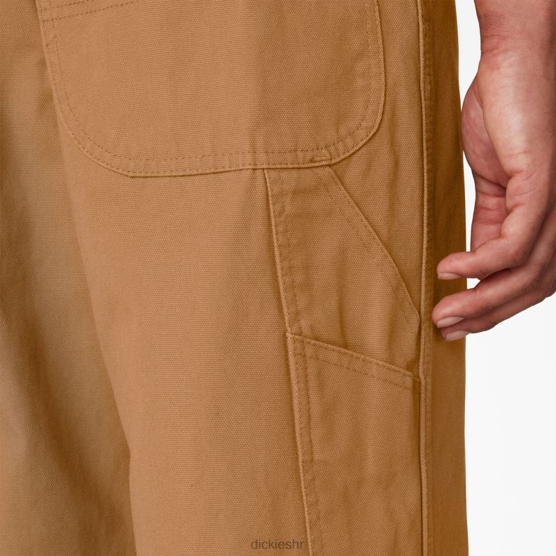 klasični kombinezon s prtljažnikom muškarci Dickies isprana smeđa patka (rbd) 6BPL61216 odjeća