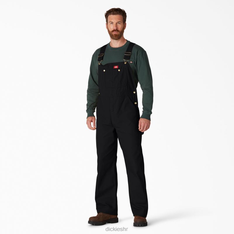 klasični kombinezon s prtljažnikom muškarci Dickies isprano crno (rbk) 6BPL61217 odjeća