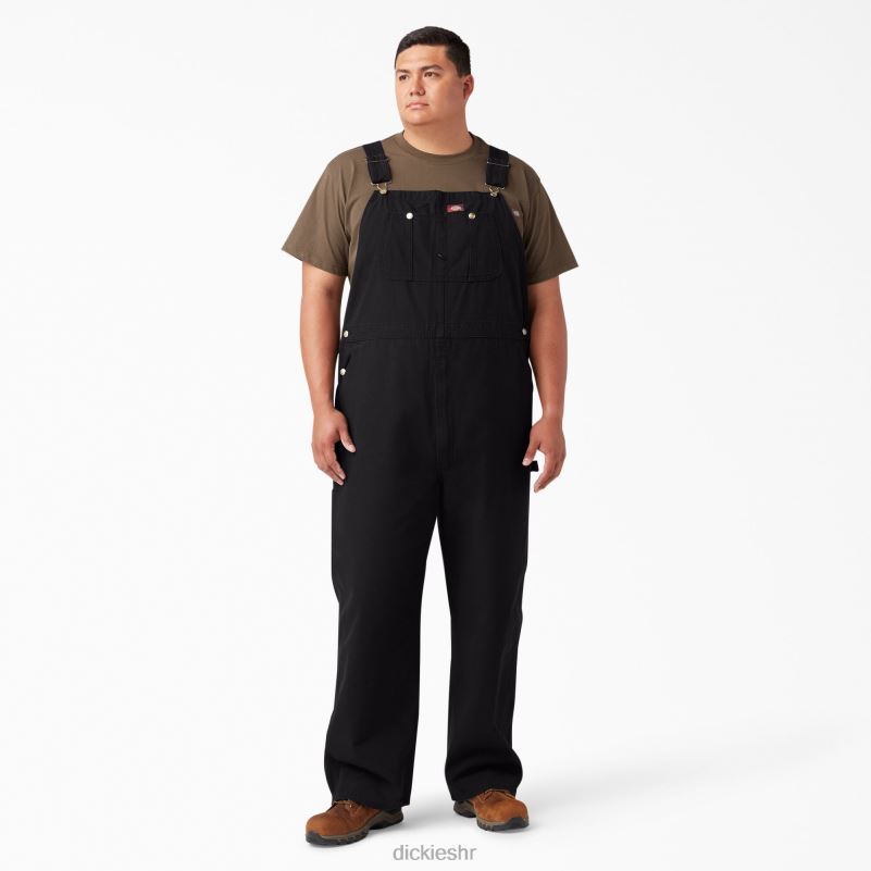 klasični kombinezon s prtljažnikom muškarci Dickies isprano crno (rbk) 6BPL61217 odjeća