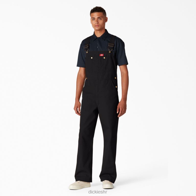 klasični kombinezon s prtljažnikom muškarci Dickies isprano crno (rbk) 6BPL61217 odjeća