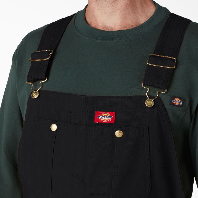 klasični kombinezon s prtljažnikom muškarci Dickies isprano crno (rbk) 6BPL61217 odjeća