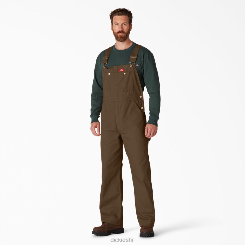klasični kombinezon s prtljažnikom muškarci Dickies isprano drvo smeđe (rtb) 6BPL61219 odjeća