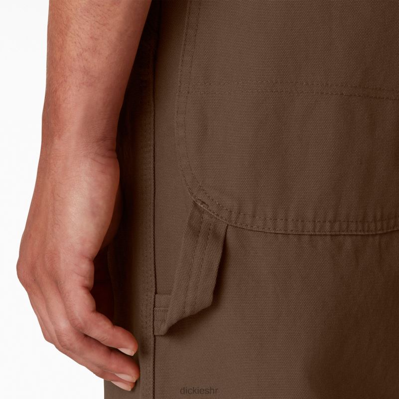 klasični kombinezon s prtljažnikom muškarci Dickies isprano drvo smeđe (rtb) 6BPL61219 odjeća