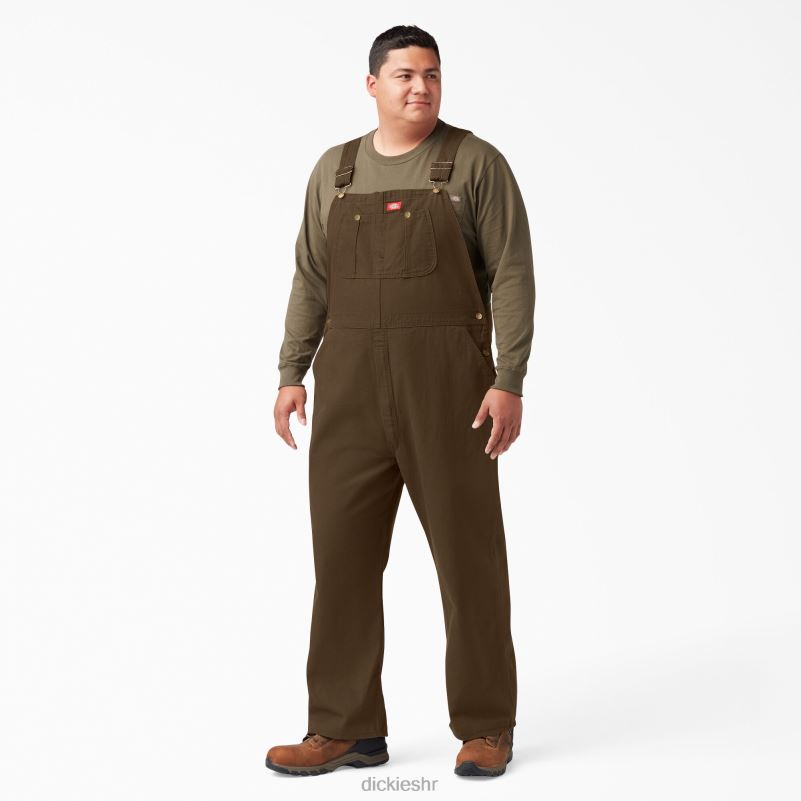 klasični kombinezon s prtljažnikom muškarci Dickies isprano drvo smeđe (rtb) 6BPL61219 odjeća