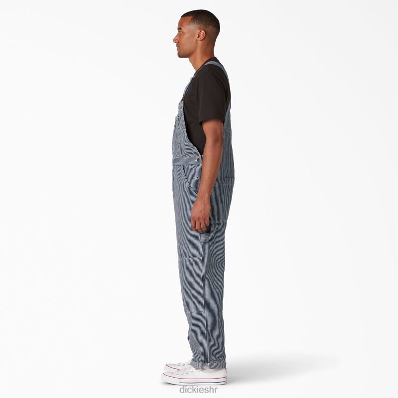 kombinezon s dvostrukim koljenima s ispranim hickory prugama muškarci Dickies redovito 6BPL61515 odjeća