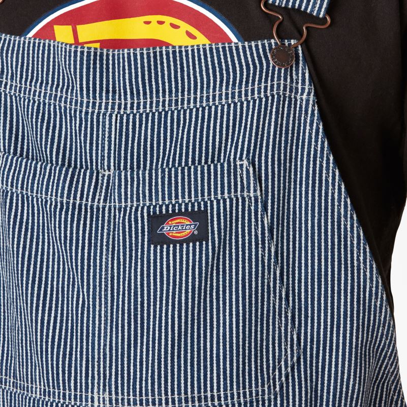 kombinezon s dvostrukim koljenima s ispranim hickory prugama muškarci Dickies redovito 6BPL61515 odjeća