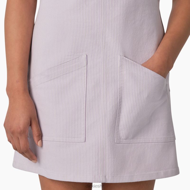 kombinezon s hickory prugama žene Dickies ljubičasta ruža hickory pruga (yps) 6BPL61920 odjeća