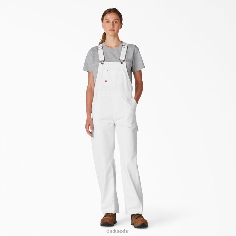 kombinezon s prtljažnikom opuštenog kroja žene Dickies bijelo (wh) 6BPL61562 odjeća