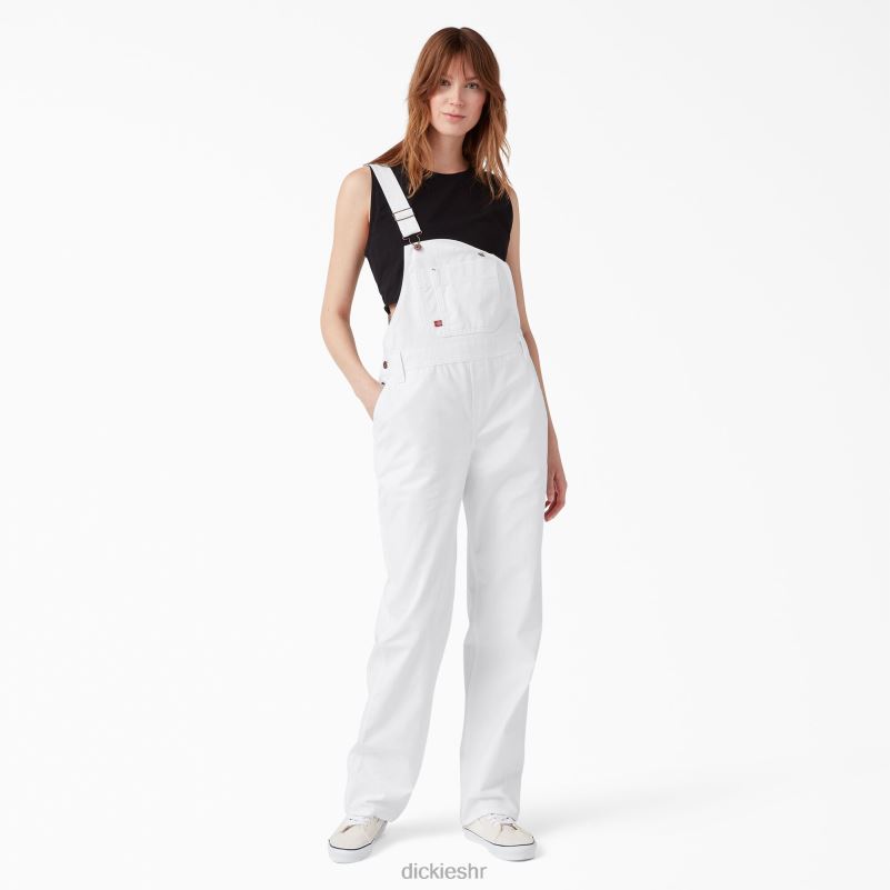 kombinezon s prtljažnikom opuštenog kroja žene Dickies bijelo (wh) 6BPL61562 odjeća
