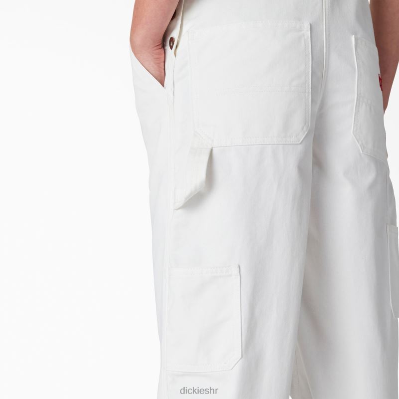 kombinezon s prtljažnikom opuštenog kroja žene Dickies bijelo (wh) 6BPL61562 odjeća