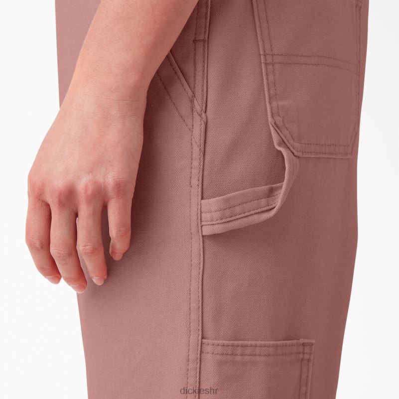 kombinezon s prtljažnikom opuštenog kroja žene Dickies isprana ruža od pepela (rar) 6BPL61557 odjeća