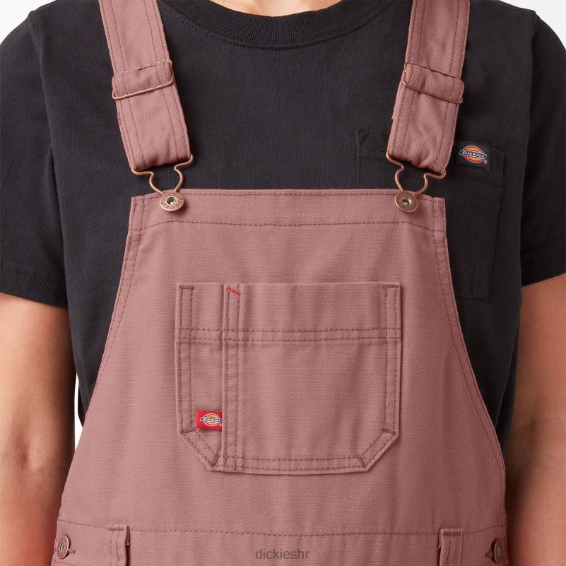 kombinezon s prtljažnikom opuštenog kroja žene Dickies isprana ruža od pepela (rar) 6BPL61557 odjeća