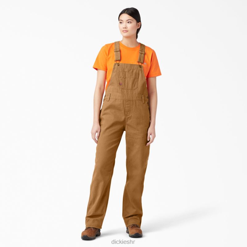 kombinezon s prtljažnikom opuštenog kroja žene Dickies isprana smeđa patka (rbd) 6BPL61558 odjeća