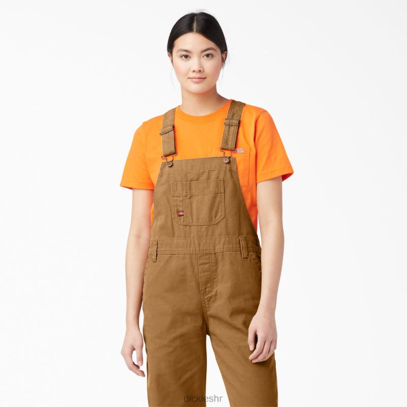 kombinezon s prtljažnikom opuštenog kroja žene Dickies isprana smeđa patka (rbd) 6BPL61558 odjeća