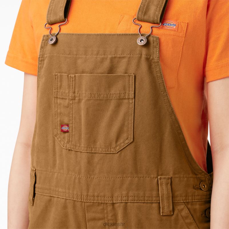 kombinezon s prtljažnikom opuštenog kroja žene Dickies isprana smeđa patka (rbd) 6BPL61558 odjeća