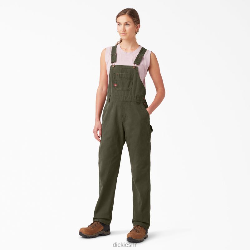 kombinezon s prtljažnikom opuštenog kroja žene Dickies isprana zelena mahovina (rms) 6BPL61561 odjeća