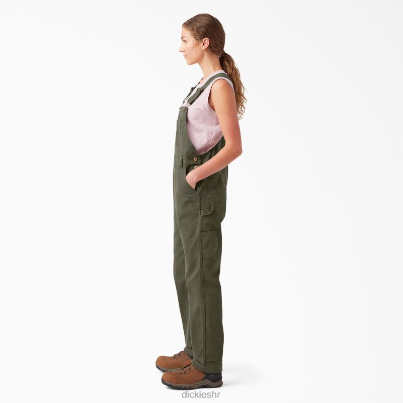 kombinezon s prtljažnikom opuštenog kroja žene Dickies isprana zelena mahovina (rms) 6BPL61561 odjeća