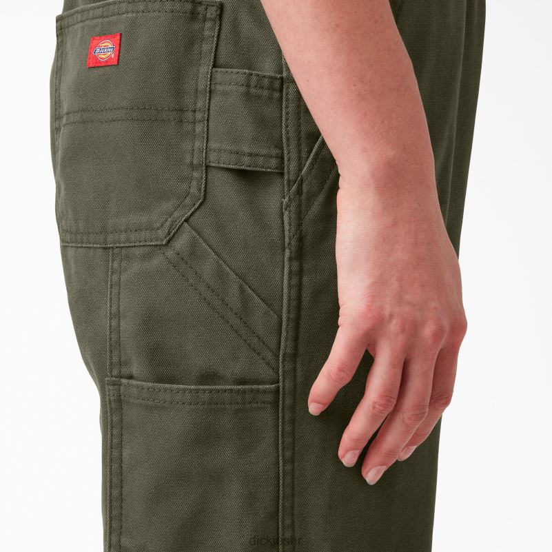 kombinezon s prtljažnikom opuštenog kroja žene Dickies isprana zelena mahovina (rms) 6BPL61561 odjeća