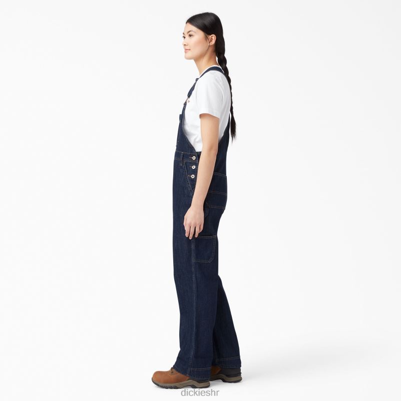 kombinezon s prtljažnikom opuštenog kroja žene Dickies tamni indigo (dib) 6BPL61555 odjeća