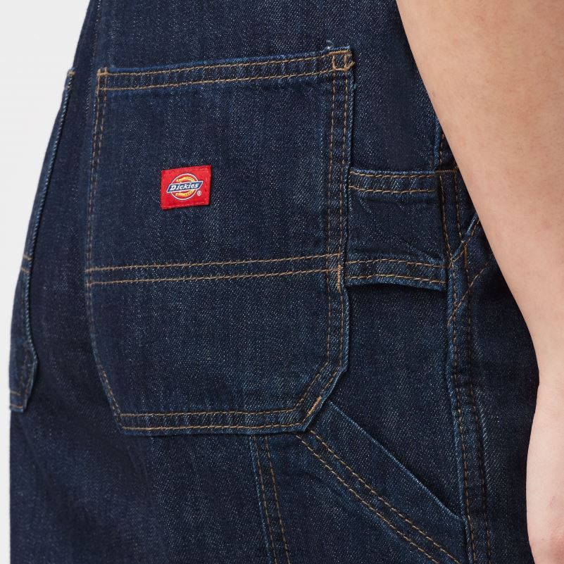 kombinezon s prtljažnikom opuštenog kroja žene Dickies tamni indigo (dib) 6BPL61555 odjeća