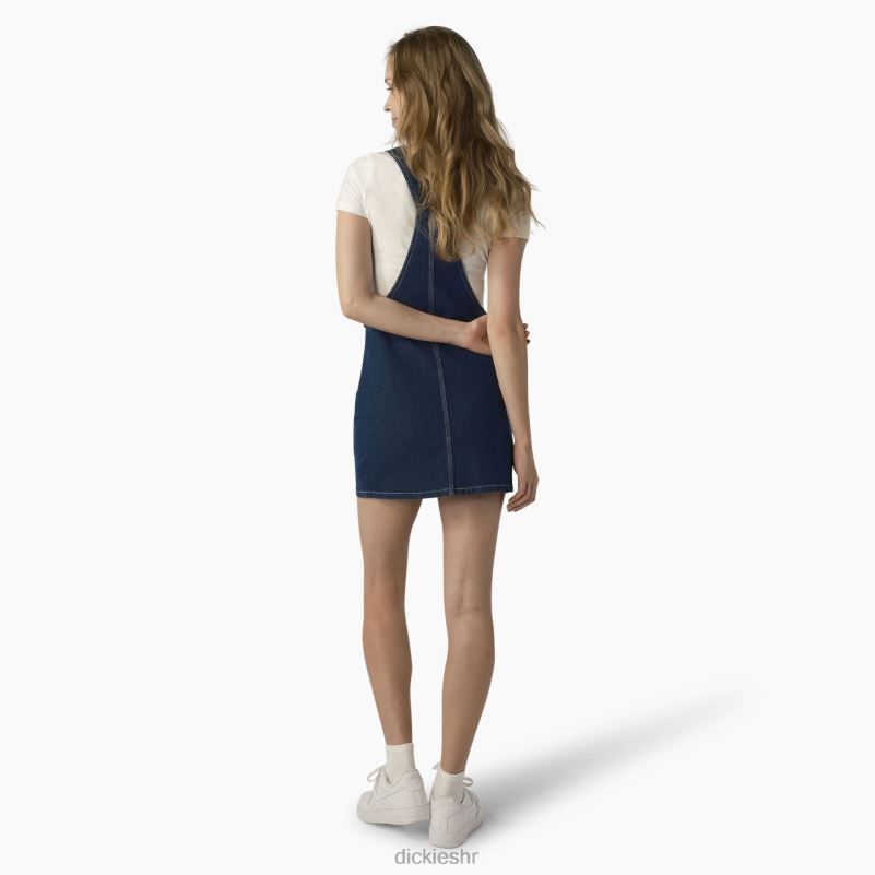 kombinezon s traperom žene Dickies indigo plava (snb) 6BPL61917 odjeća