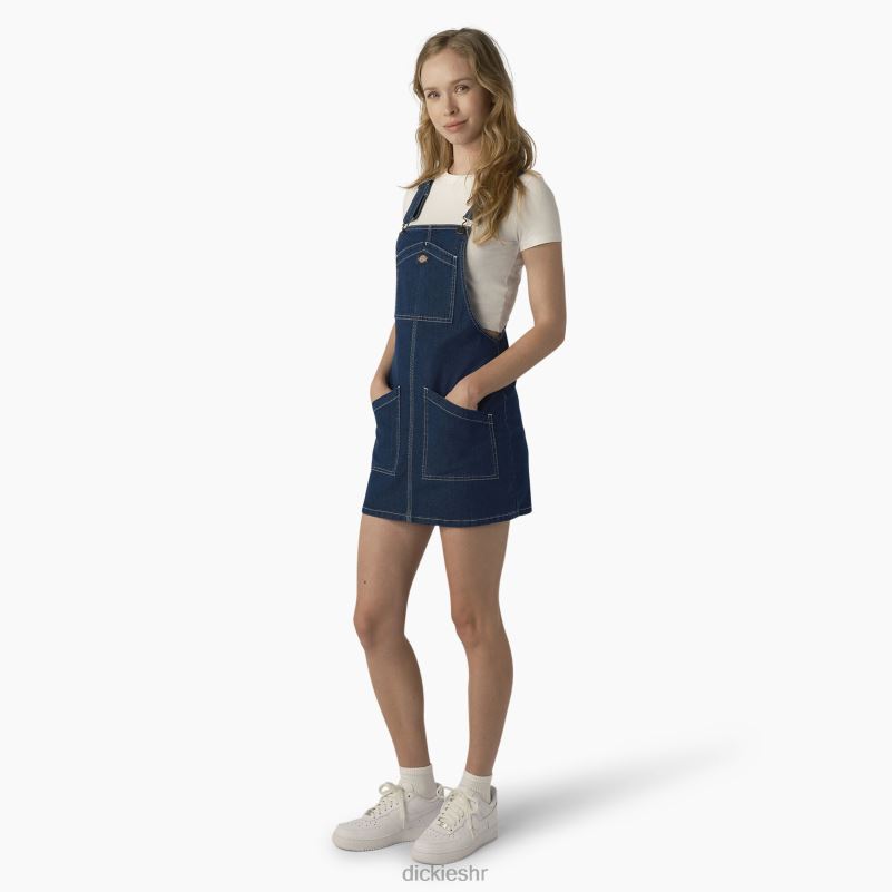 kombinezon s traperom žene Dickies indigo plava (snb) 6BPL61917 odjeća