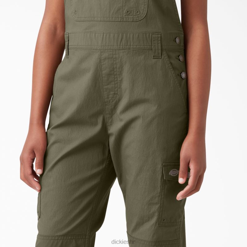 rashlađujući ripstop kombinezon žene Dickies isprano vojno zeleno (rml) 6BPL61610 odjeća