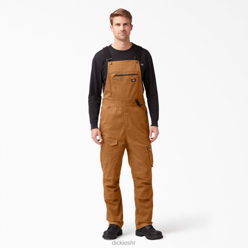 temp-iq 365 tech duck bib kombinezon muškarci Dickies isprana smeđa patka (rbd) 6BPL61511 odjeća