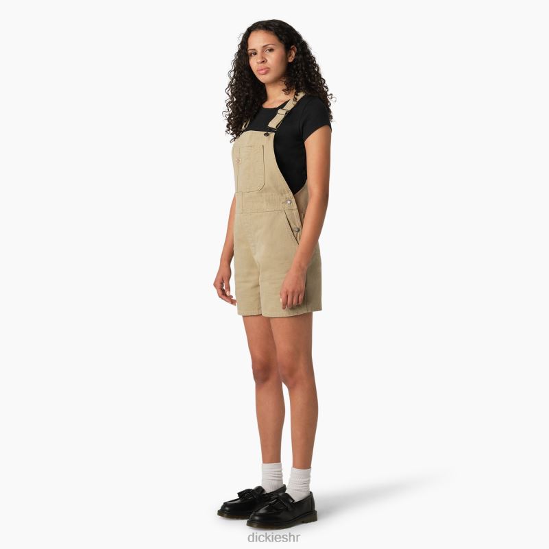 duck bib kratke hlače žene Dickies isprani pustinjski pijesak (sds) 6BPL61914 odjeća