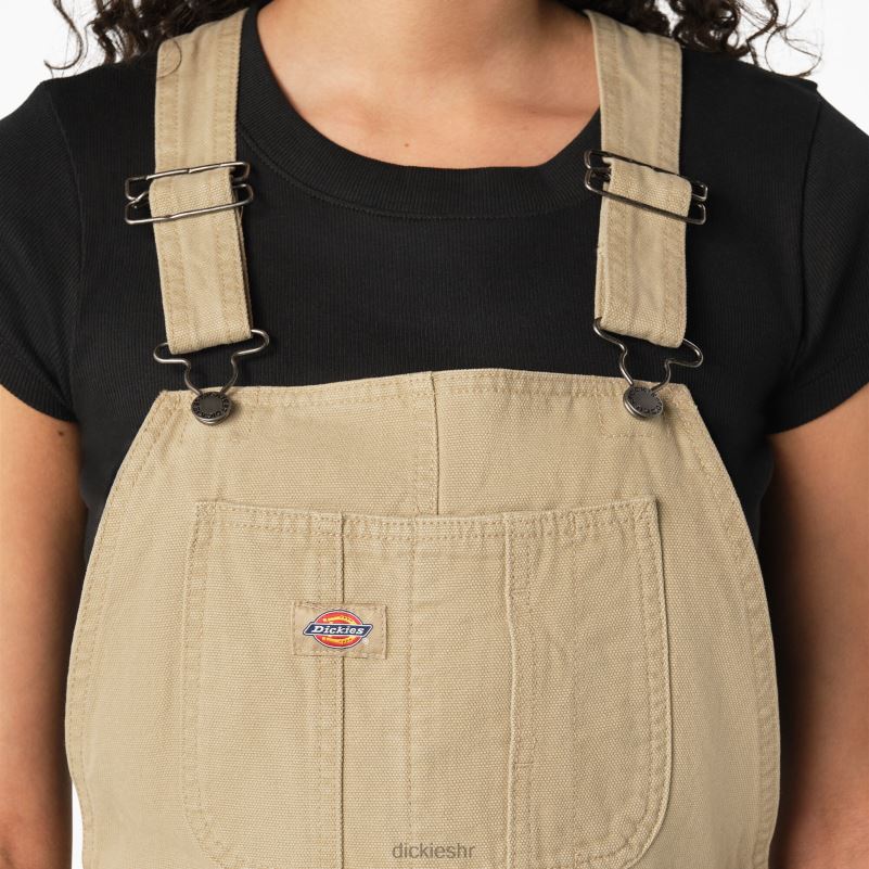 duck bib kratke hlače žene Dickies isprani pustinjski pijesak (sds) 6BPL61914 odjeća
