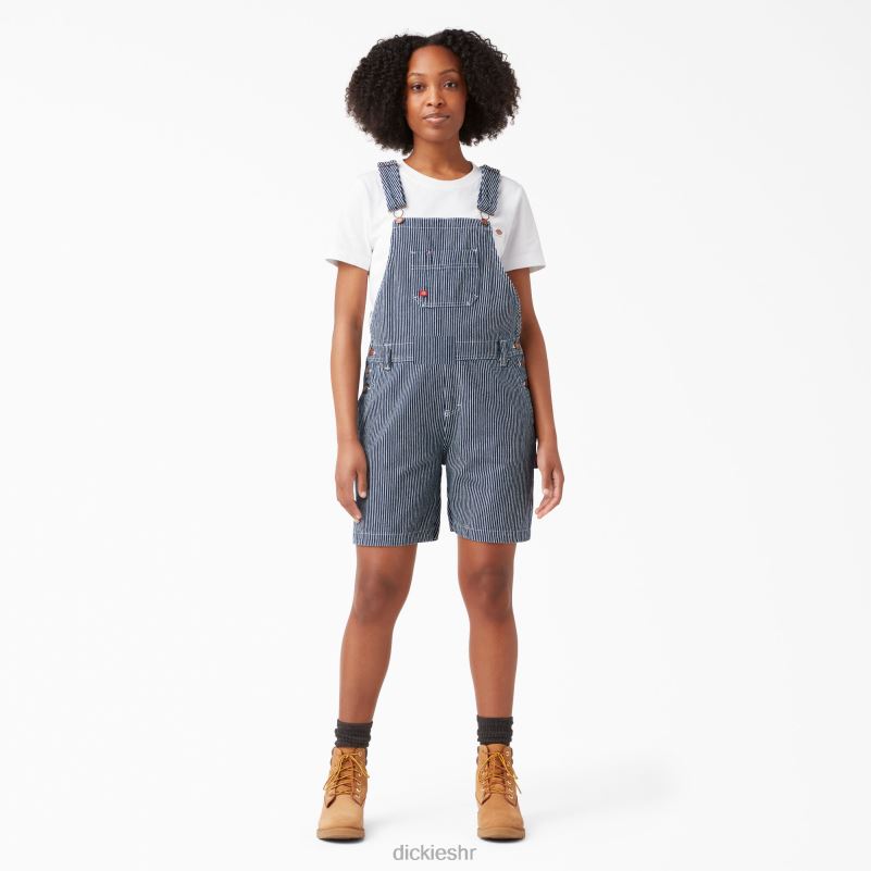 kratke hlače s biberom 7" žene Dickies isprana pruga hikorija (desno) 6BPL61927 odjeća