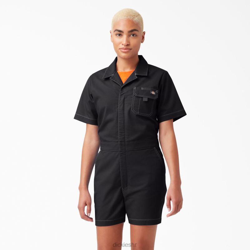 ripstop kratke hlače žene Dickies isprano crno (rbkx) 6BPL61922 odjeća