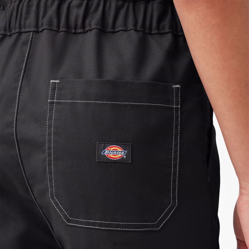 ripstop kratke hlače žene Dickies isprano crno (rbkx) 6BPL61922 odjeća