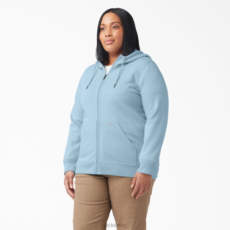 plus teška majica s patentnim zatvaračem žene Dickies čisto plava (eu) 6BPL62276 odjeća