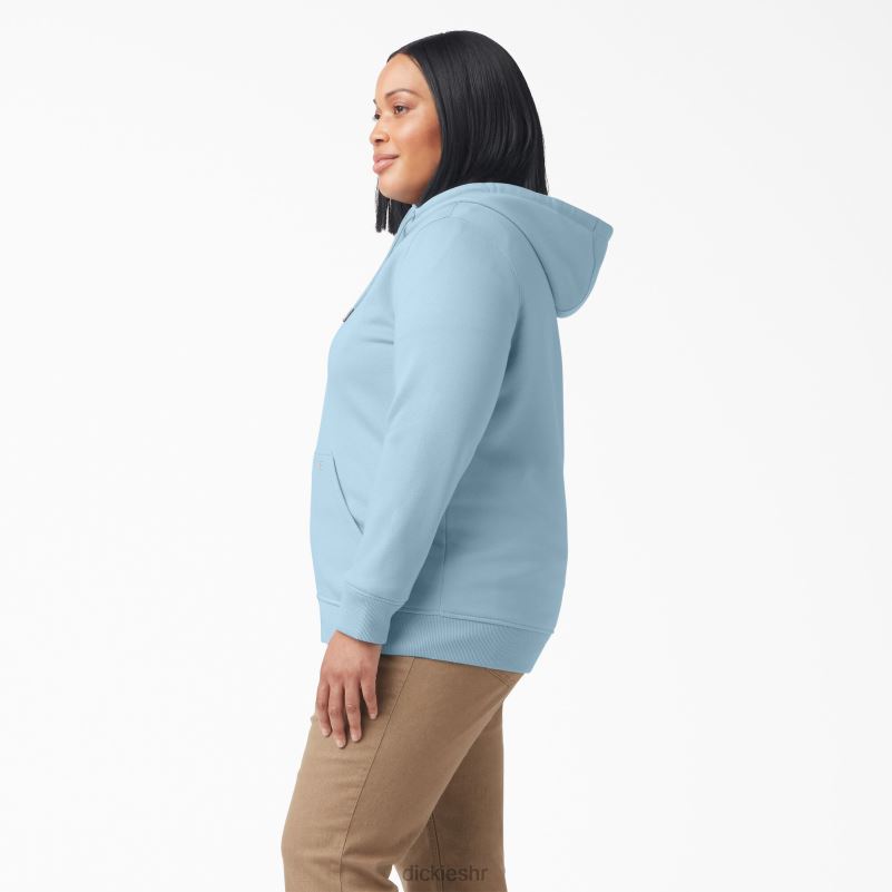 plus teška majica s patentnim zatvaračem žene Dickies čisto plava (eu) 6BPL62276 odjeća