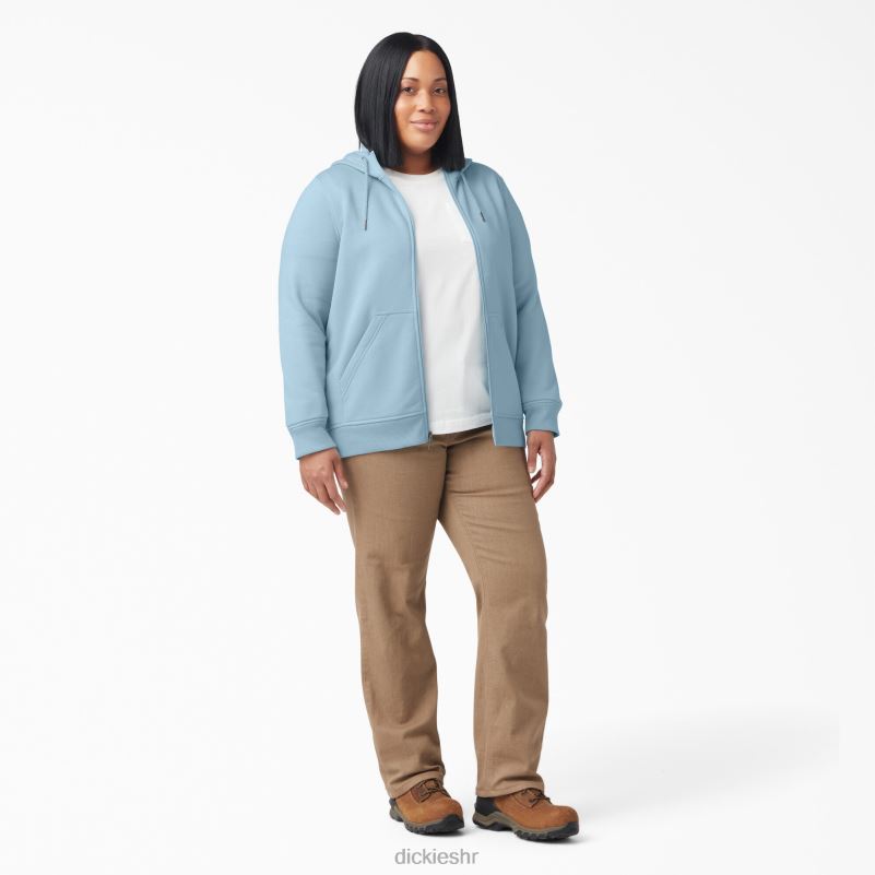 plus teška majica s patentnim zatvaračem žene Dickies čisto plava (eu) 6BPL62276 odjeća