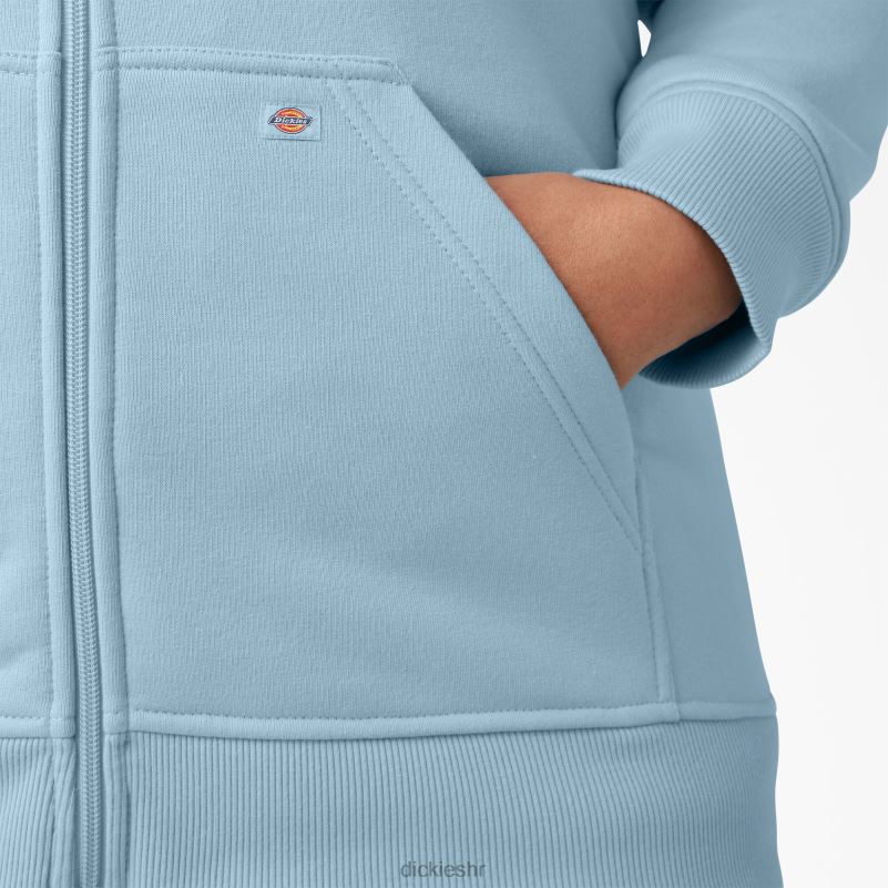 plus teška majica s patentnim zatvaračem žene Dickies čisto plava (eu) 6BPL62276 odjeća
