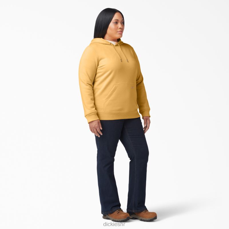 plus teški pulover s rukavima s logotipom žene Dickies narančasti sjaj (og3) 6BPL62350 odjeća