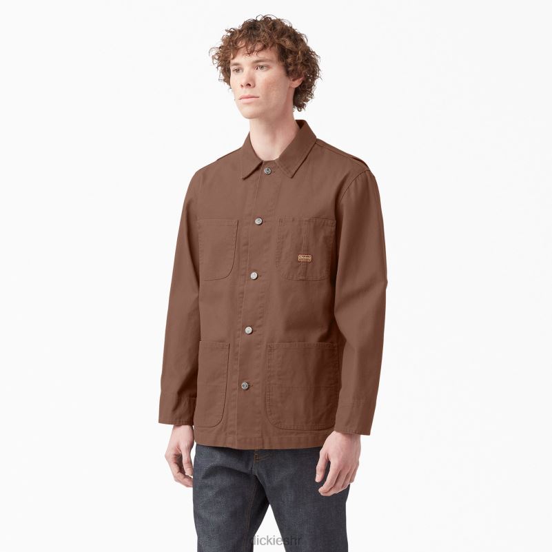 1922 duck chore kaput muškarci Dickies isprano drvo smeđe (rtb) 6BPL61157 odjeća