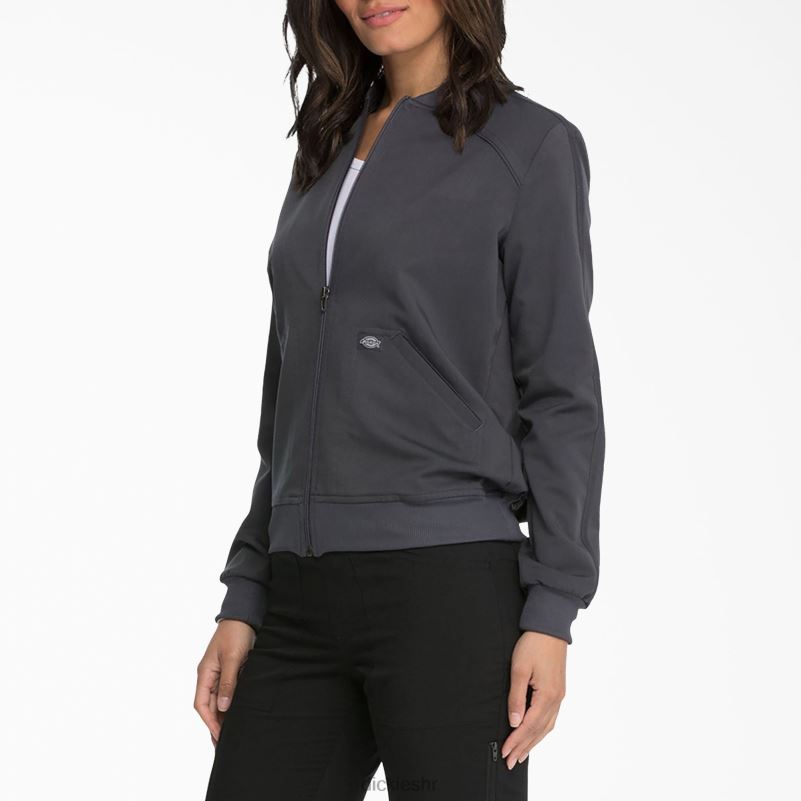 Balance zip prednja jakna za ribanje žene Dickies kositar siva (klupa) 6BPL62405 odjeća