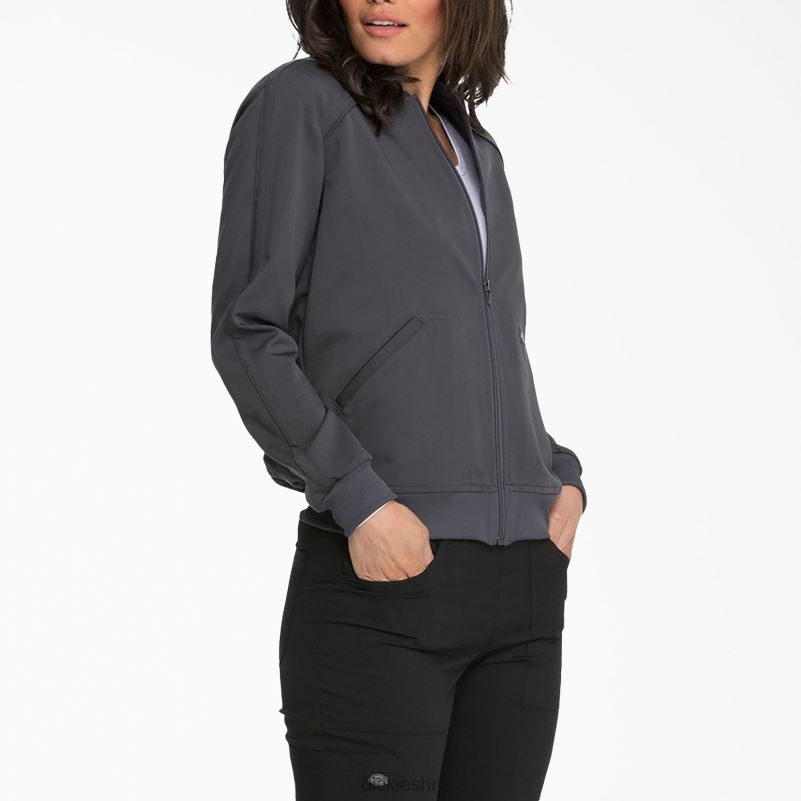 Balance zip prednja jakna za ribanje žene Dickies kositar siva (klupa) 6BPL62405 odjeća