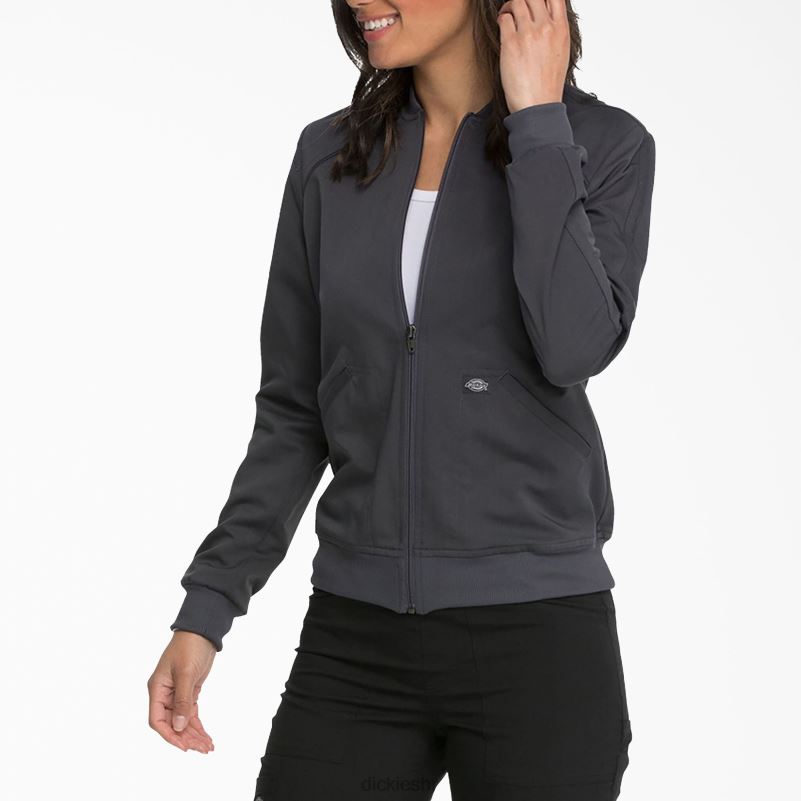 Balance zip prednja jakna za ribanje žene Dickies kositar siva (klupa) 6BPL62405 odjeća