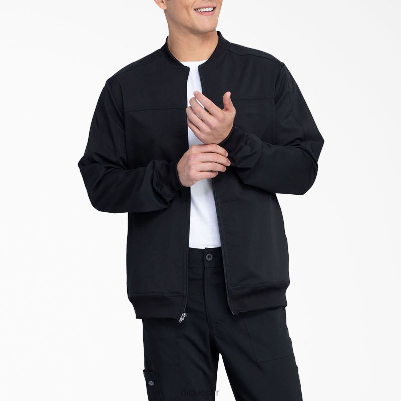 Balance zip prednja jakna za ribanje muškarci Dickies crno (crno) 6BPL61301 odjeća