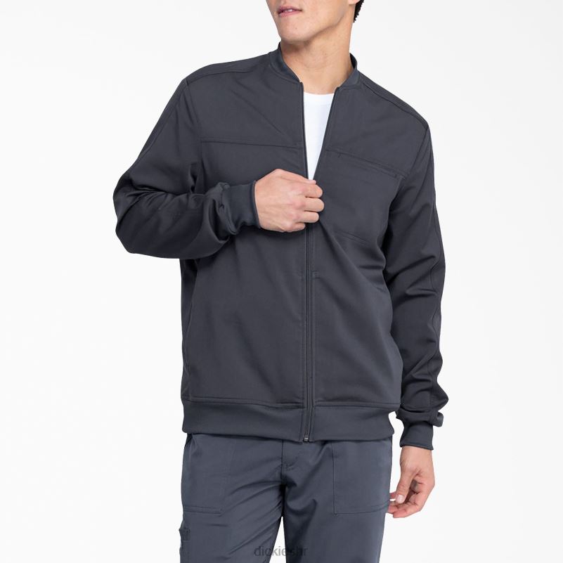 Balance zip prednja jakna za ribanje muškarci Dickies kositar siva (klupa) 6BPL61303 odjeća