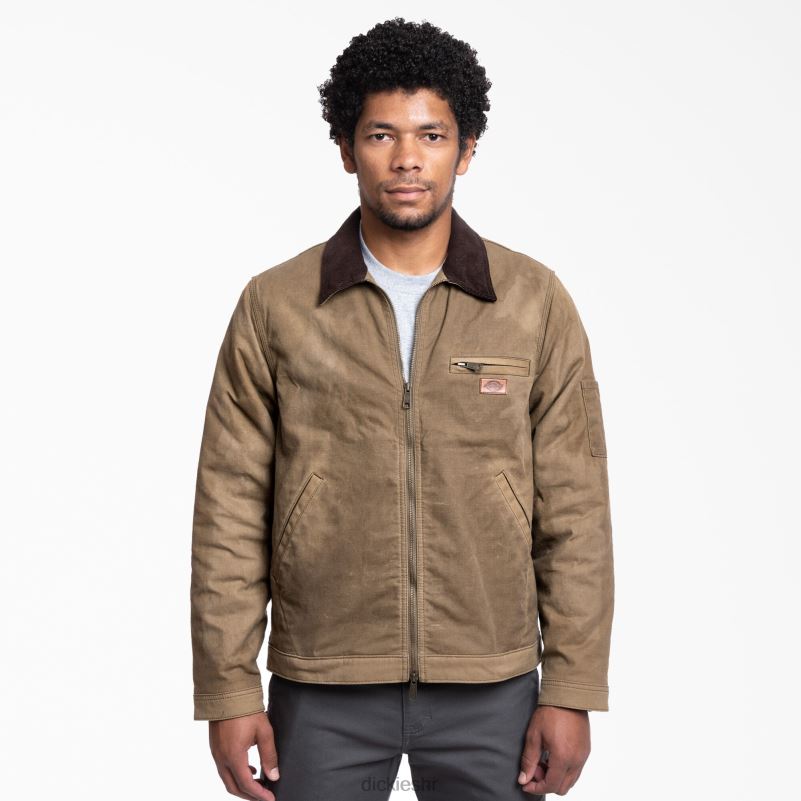 Eisenhower jakna od voštanog platna muškarci Dickies žir (ac2) 6BPL61186 odjeća