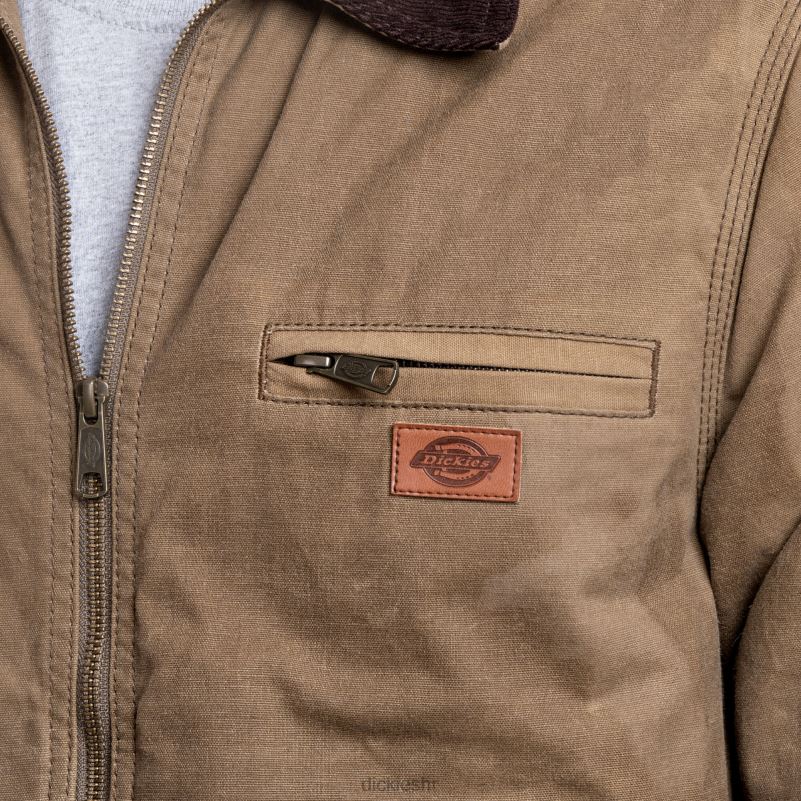 Eisenhower jakna od voštanog platna muškarci Dickies žir (ac2) 6BPL61186 odjeća