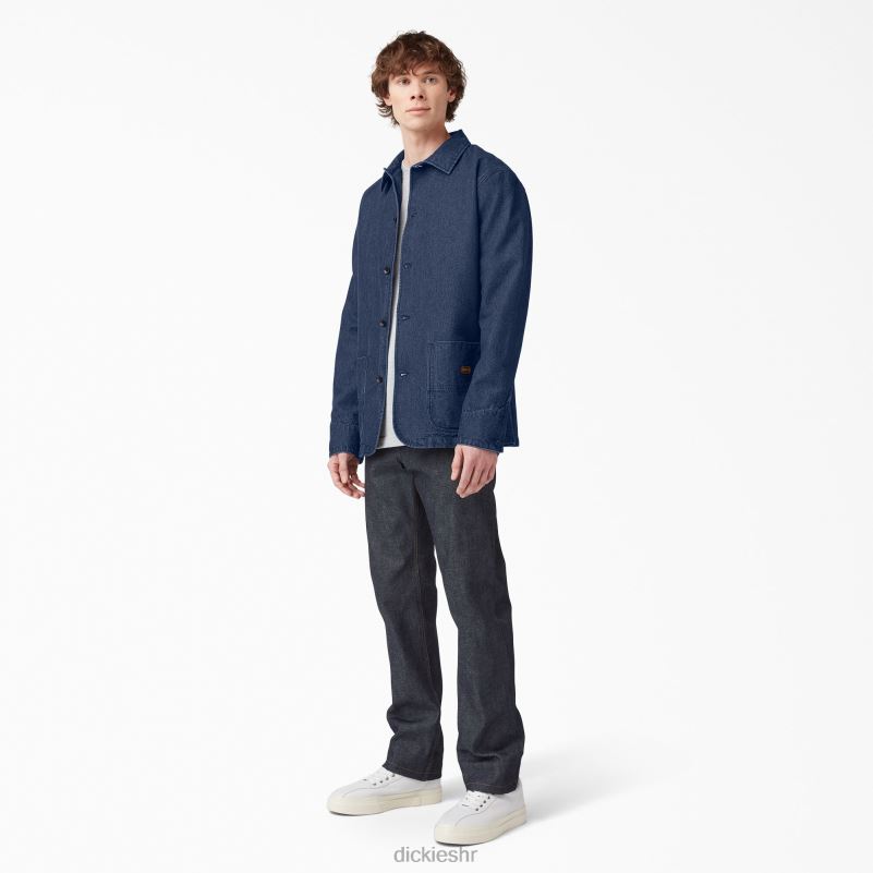 Kaput indigo boje iz 1922 muškarci Dickies isprano indigo plavo (rnb) 6BPL61191 odjeća